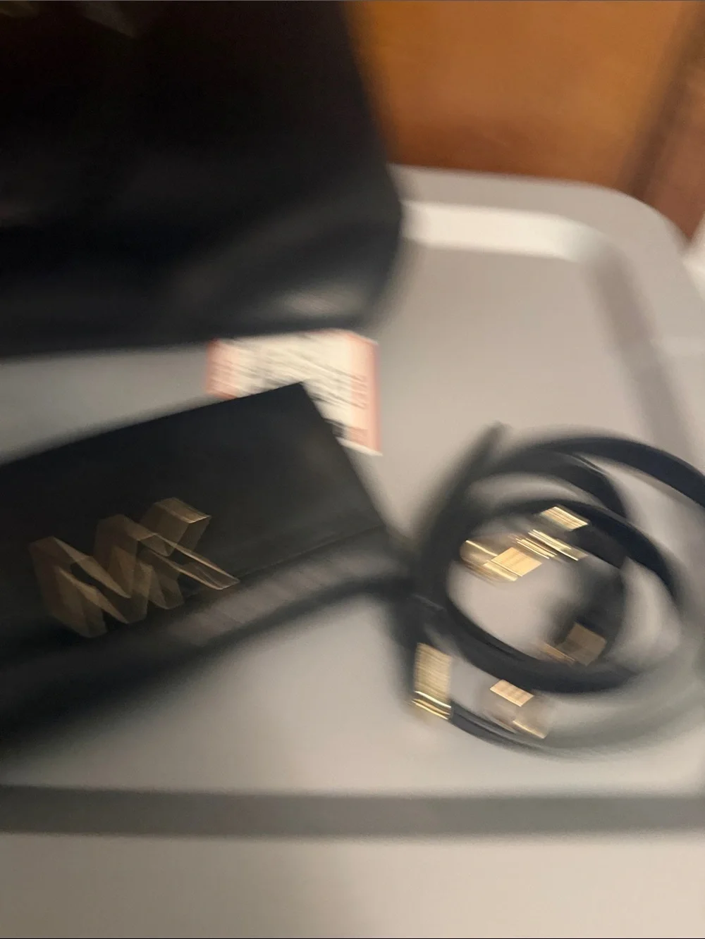 Michael Kors Black Leather Satchel with Matching Wallet and Strap - Picture 3 of 7